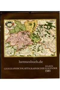 Haack Geographisch-Kartographischer Kalender 1989.