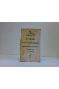 Festbuch zur 21. Landesversammlung der Deutsch-hannoverschen Partei Hannover 24. -26. Mai 1919
