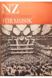 NZ / Neue Zeitschrift für Musik Nr. 11/1962