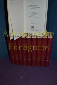 Österreichisches biographisches Lexikon. - Wien : Verl. der Österr. Akad. der Wiss. / Band 1 - 10 (von A-Scho)