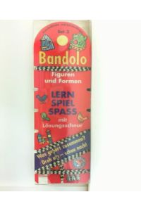 Bandolo Set. 3, Figuren und Formen. lern Spiel Spass mit Lösungsschnur. Für Vorschulkinder und Schulanfänger. Edition Bücherbär.