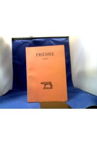 Phedre. Fables. Texte etabli et traduit par Alice Brenot.   - Collection des Universites de France.