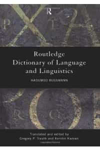 Routledge Dictionary of Language and Linguistics (Routledge Reference)