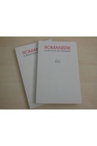 Romanistik in Geschichte und Gegenwart, Heft 1, 1 und Heft 1, 2. 2 Bde.