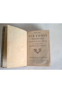 Caii Suetonii Tranquilli casarum XII. Vitae ex Recensione Burmanni Aliorumque