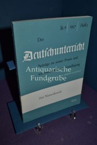 Deutschunterricht  - Beiträge zu seiner Praxis und wissenschaftlichen Grundlegung