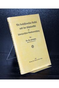 Die konfessionellen Artikel und der Schulartikel der schweizerischen Bundesverfassung. Von Th. Holenstein.