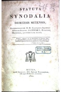 Statuta synodalia: diocesis metensis