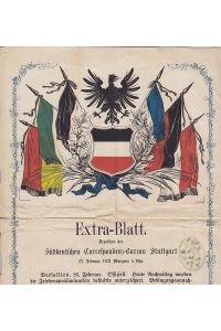 3 Flugblätter, den Deutsch-Französischen Krieg betreffend.