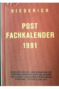 Diederich Post Fachkalender 1991.