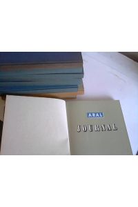 Eine Vierteljahresschrift der BV-Aral-Aktiengesellschaft, Bochum. Sammlung von 19 Jahrgängen in 9 Bänden