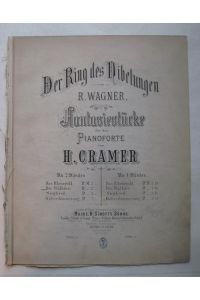 Der Ring des Nibelungen No. 2: Die Walküre (Fantasiestücke für das Pianoforte von H. Cramer zu 2 Händen)  - (= No. 22243, 2)