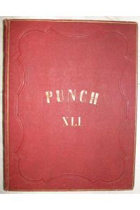 Punch, or the London Charivari, vol. XLI, 1861. 52 gebundene Hefte in Verlagseinband