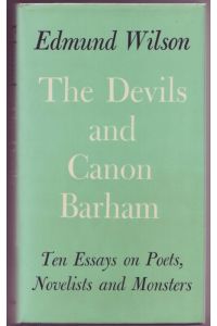 The Devils And Canon Barham Ten Essays on Poets, Novelists and Monsters