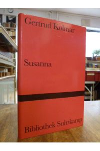 Susanna - Erzählung, Nachwort von Thomas Sparr,