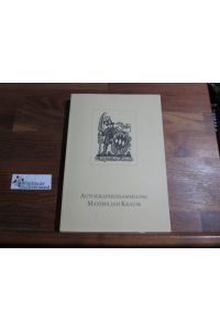 Autographensammlung Maximilian Krauss