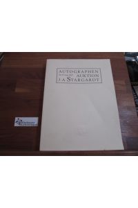 J. A. Stargardt Autographen Auktion, Katalog 687 2007