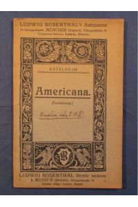 Katalog 166. Americana (Fortsetzung).