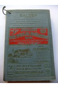 Svenska Reseklendern 1909. Uitgiven af Almquist & Wiksells, Boktryckeri-A. -G.