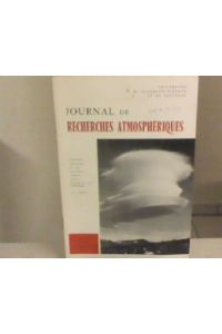 Journal de Recherches Atmospheriques Vol IV. Nr. Janvier-Mars 1969