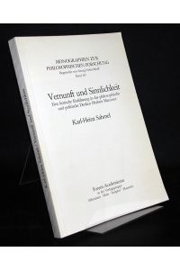 Vernunft und Sinnlichkeit. Eine kritische Einführung in das philosophische und politische Denken Herbert Marcuses. Von Karl-Heinz Sahmel. (= Monographien zur philosophischen Forschung, Band 187).
