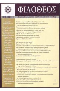 PHILOTHEOS. International Journal for Philosophy and Theology, 9 /2009