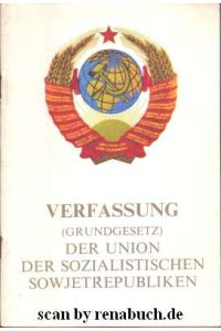 Verfassung (Grundgessetz) der Union der Sozialistischen Sowjetrepubliken