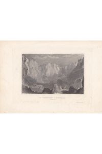 Die Zinngruben von Cornwallis, Stahlstich um 1837 von L. Daut, Blattgröße: 18, 8 x 25, 5 cm, reine Bildgröße: 11, 5 x 15, 5 cm.