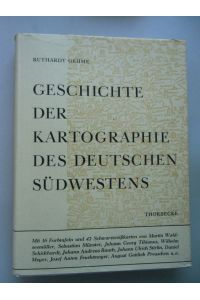 Geschichte Kartographie des Deutschen Südwestens 1961 Südwestdeutschland