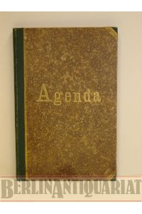 Agenda.   - Text, Arrangement u. Verlag Alfred Voigt, Berlin W.