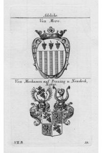 Moro Moshamm Penzing Neudeck Wappen coat of arms heraldry