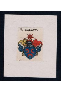 . Von Waldau Waldaw Wappen coat of arms heraldry Heraldik