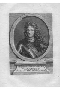 Francois Henri de Montmorency-Bouteville Marschall Kuperstich Portrait