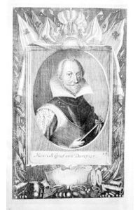 Heinrich v Dampierre Feldmarschall Kupfer Portrait