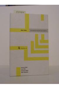 Vorläufig Beiseitegelegtes.   - 4 Studien zu Texten aus dem Nachlaß (von) Gertrude Stein, Unica Zürn, Marguerite Duras, Walter Benjamin.