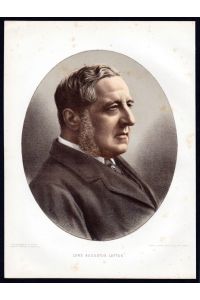 Augustus Loftus (1817-1904) Diplomat Kolonialbeamter - Lithographie Portrait