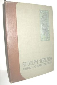 Agenda Rudolph Hertzog 1905