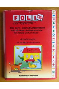 FOLIClip-Lernsystem Junior.   - Teil: Erste Buchstaben. Von A - Z;  H 01 in FoliClip-Arbeitsmappe mit FoliClip-Lösungssymbole (komplett)