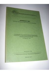 Marburger Geographische Gesellschaft e. V. Jahrbuch 1987 mit einem Jahresbericht des Fachbereichs Geographie