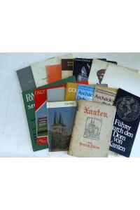 Sammlung von 16 Büchern, Heften und Broschüren