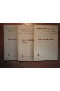 Forstökonomik - Lehrbrief 1, 2 und 3 Ausgabe 1959 - Lehrbriefe für das Fernstudium.