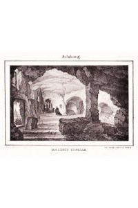 Maximus Kapelle. Orig. Lithographie v. G. Pezolt, 1837.