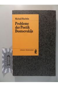 Probleme der Poetik Dostoevskijs.