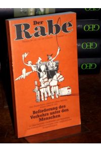 Der Rabe XI. Der Reise-Rabe. Magazin für jede Art von Literatur - Nummer 11.   - Von Gerd Haffmans herausgegeben.