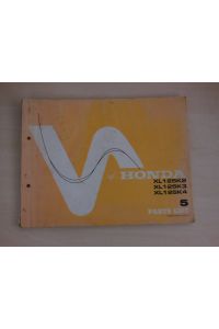 Honda. Parts list 5. XL125K2; XL125K3; XL125K4.