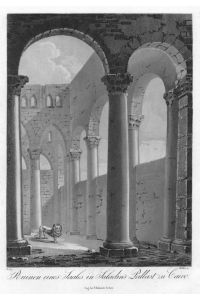 Ruinen eines Saales in Saladin`s Pallast zu Cairo.