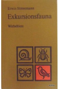 Exkursionsfauna für die Gebiete der DDR und der BRD. Band 3: Wirbeltiere.