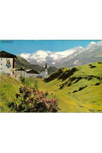 Gletscherdorf Obergurgl, Oetztal, Tirol, Kirchturm