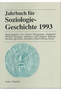 Jahrbuch für Soziologiegeschichte 1993.