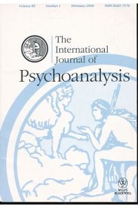 The International Journal of Psychoanalysis Vol. 89, 2008. 6 volumes.